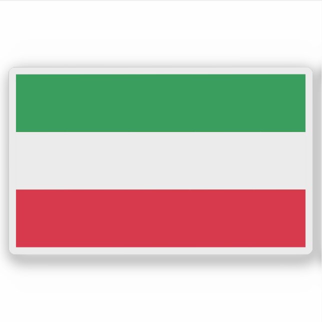 Flag of the North Rhine-Westphalia state, Germany (Front)