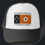 Flag of the Northern Territory (AUSTRALIA) T-Shirt Trucker Hat<br><div class="desc">The flag of the Northern Territory was officially acknowledged and raised for the first time in a ceremony celebrating self-government, on the esplanade in Darwin, the Territorial capital, on 1 July 1978. The ceremony was further acknowledged by a 19-gun salute from HMAS Derwent. As the Northern Territory never had colonial...</div>