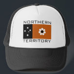 Flag of the Northern Territory (AUSTRALIA) T-Shirt Trucker Hat<br><div class="desc">The flag of the Northern Territory was officially acknowledged and raised for the first time in a ceremony celebrating self-government, on the esplanade in Darwin, the Territorial capital, on 1 July 1978. The ceremony was further acknowledged by a 19-gun salute from HMAS Derwent. As the Northern Territory never had colonial...</div>