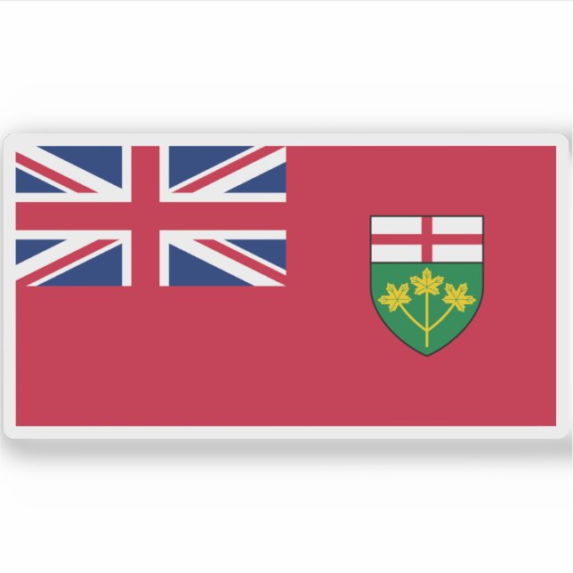 Flag of the Ontario province, Canada (Front)