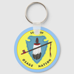 Flag of the Osage Nation Key Ring