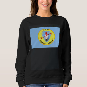 Flag of the Osage Nation of Oklahoma USA Sweatshirt