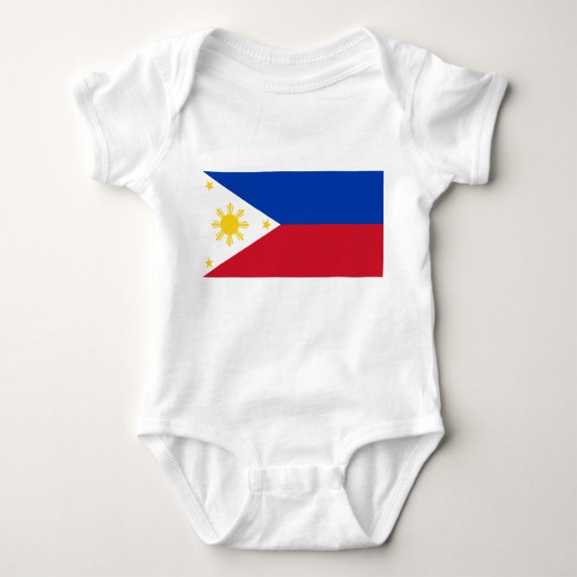 Flag of the Philippines Baby Bodysuit (Front)
