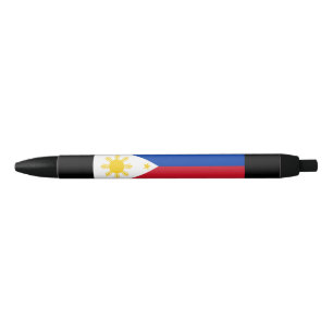 Flag of the Philippines Black Ink Pen