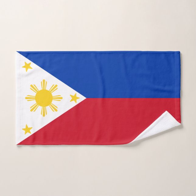 Flag of the Philippines Hand Towel (Hand Towel)