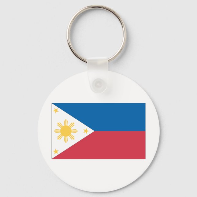 Flag of the Philippines Key Ring (Front)