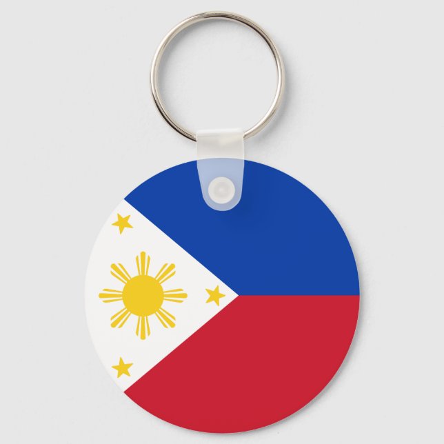 Flag of the Philippines Key Ring (Front)
