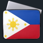 Flag of the Philippines Laptop Sleeve<br><div class="desc">This design features the national flag of the Philippines (officially known as the Republic of the Philippines), which is an archipelagic country in Southeast Asia. The Philippines is located in the western Pacific Ocean, and it consists of almost 8, 000 islands that are broadly categorised under three main geographical divisions...</div>