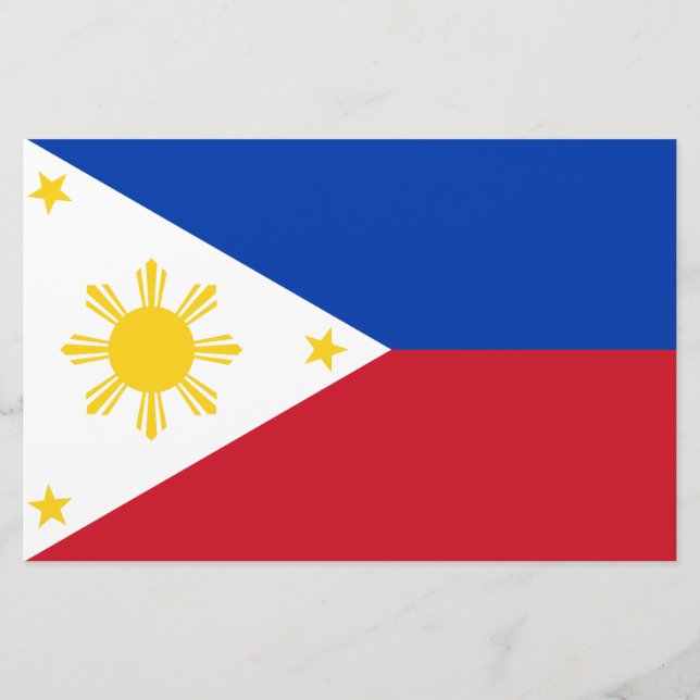 Flag of the Philippines Stationery (Front)