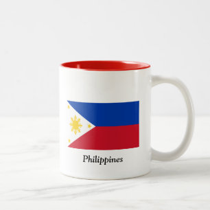 Flag of the Philippines Two-Tone Coffee Mug