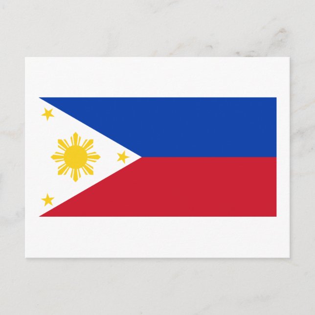 Flag of The Phillipines Postcard (Front)
