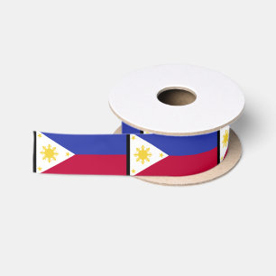Flag of the Phillipines Satin Ribbon