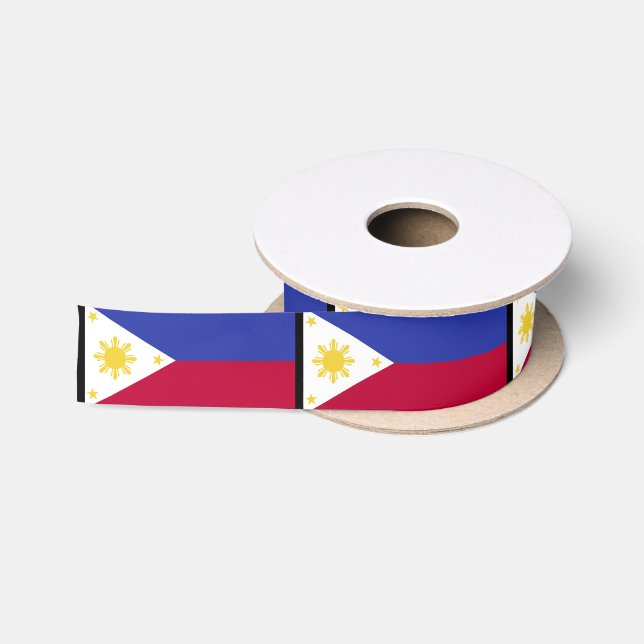 Flag of the Phillipines Satin Ribbon (Spool)