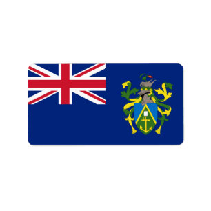 Flag of the Pitcairn Islands Labels