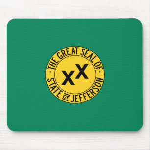 Flag of the Proposed U.S. State of Jefferson Mouse Pad