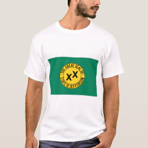 Flag of the Proposed U.S. State of Jefferson T-Shirt