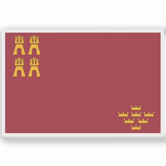Flag of the Region of Murcia (Front)
