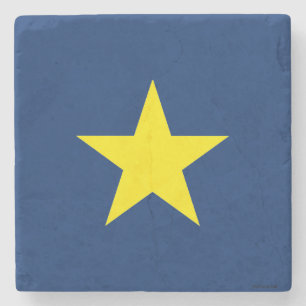 Flag of the Republic of Texas Stone Coaster