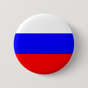 Flag of the Russian Federation - Флаг России 6 Cm Round Badge