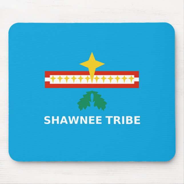 Flag of The Shawnee Tribe Mouse Pad (Front)