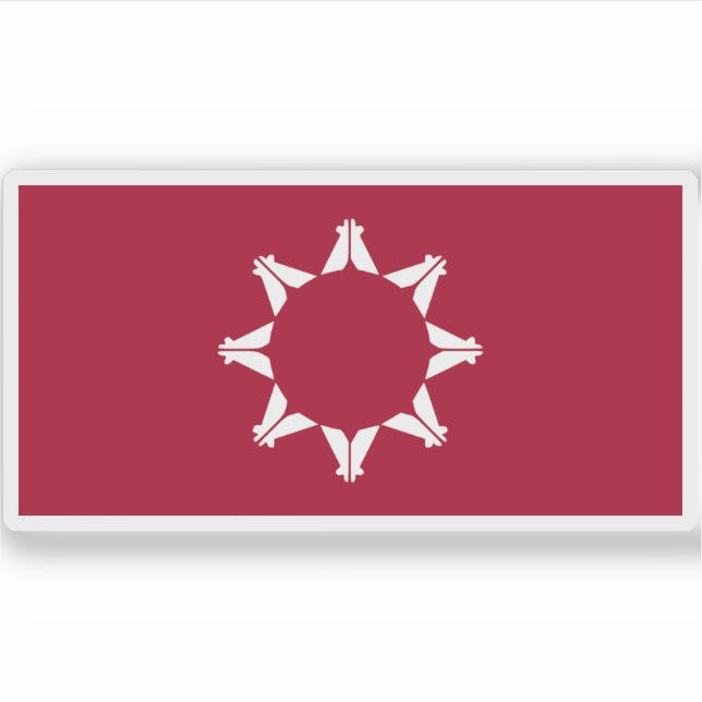 Flag of the Sioux Native American tribes, USA (Front)