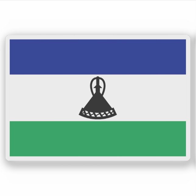 Flag of the Sotho people, Republic of South Africa (Front)