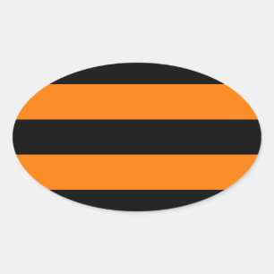 Flag of the St George Ribbon - Георгиевс Oval Sticker