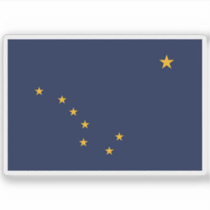 Flag of the state of Alaska, USA