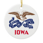 Flag of the state of Iowa