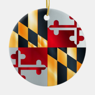 Flag of The State Of Maryland Ceramic Ornament