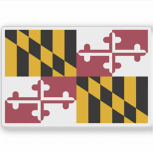 Flag of the state of Maryland, USA