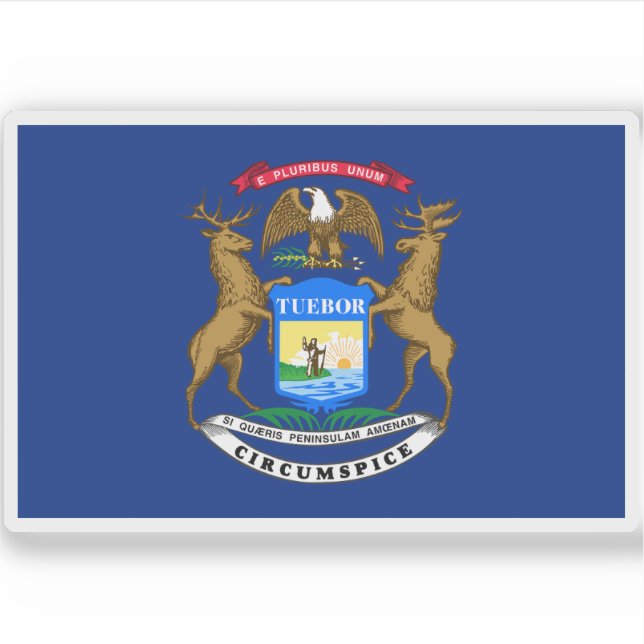 Flag of the state of Michigan, USA (Front)
