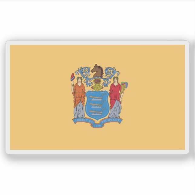 Flag of the state of New Jersey, USA (Front)