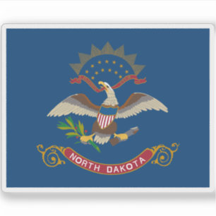 Flag of the state of North Dakota, USA