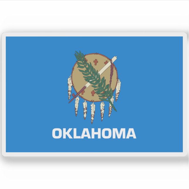 Flag of the state of Oklahoma, USA (Front)