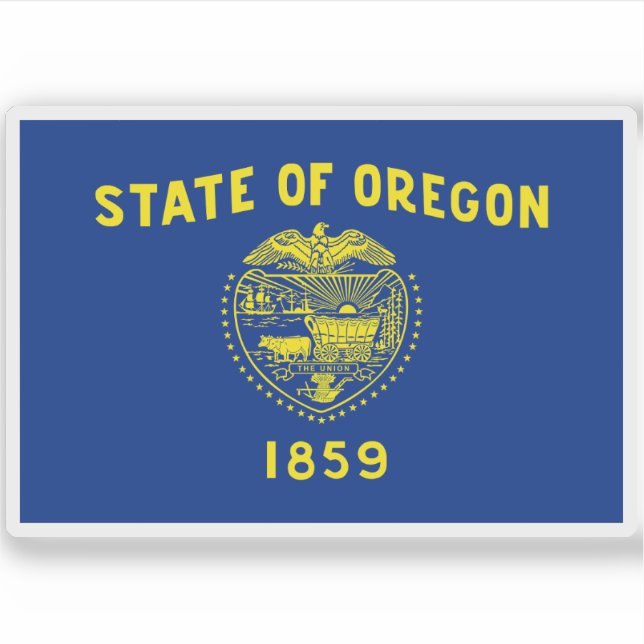 Flag of the state of Oregon, USA (Front)