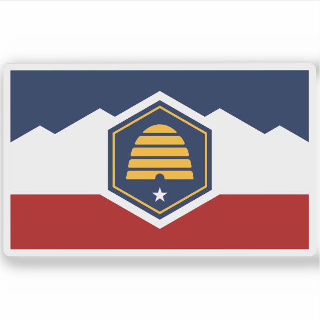 Flag of the state of Utah, USA (Front)