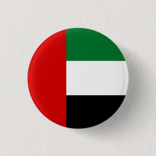 Flag of the United Arab Emirates 3 Cm Round Badge