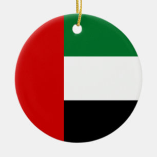 Flag of the United Arab Emirates Ceramic Ornament