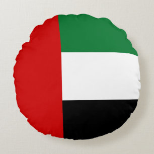 Flag of the United Arab Emirates Round Cushion