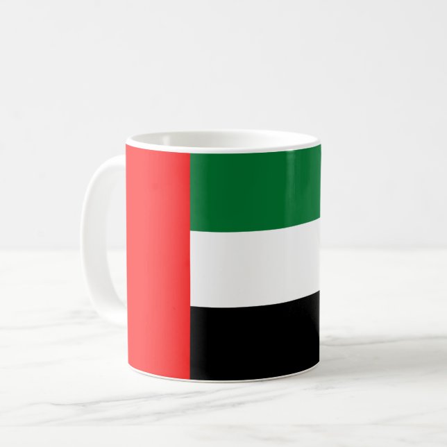 Flag of the United Arab Emirates (UAE) Coffee Mug (Front Left)