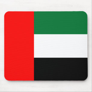 Flag of the United Arab Emirates (UAE) Mouse Pad