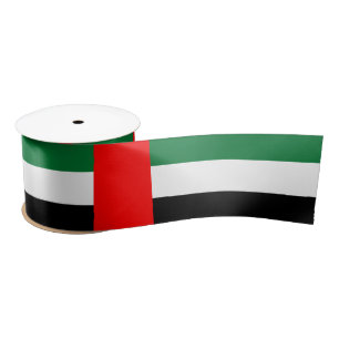 Flag of the United Arab Emirates (UAE) Satin Ribbon