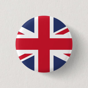 Flag of the United Kingdom 3 Cm Round Badge
