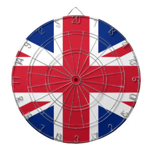 Flag of the United Kingdom Dartboard