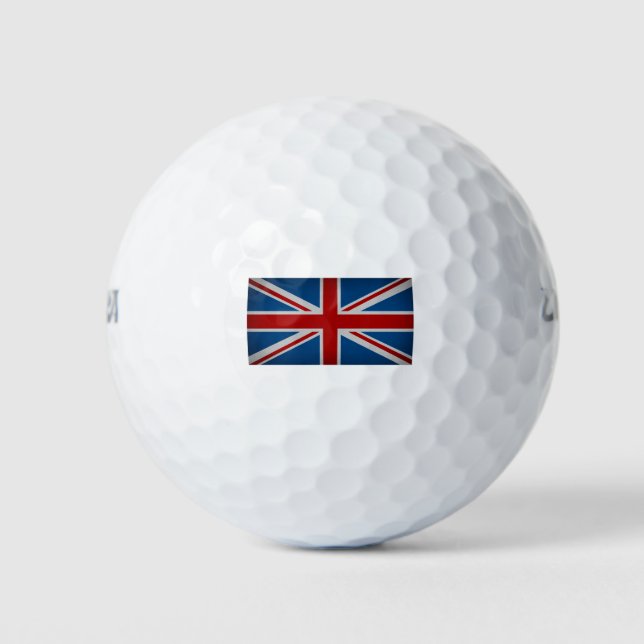 Flag of the United Kingdom Golf Balls (Front)
