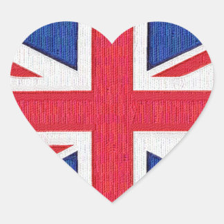 Flag of the United Kingdom I love the U.K. Heart Sticker
