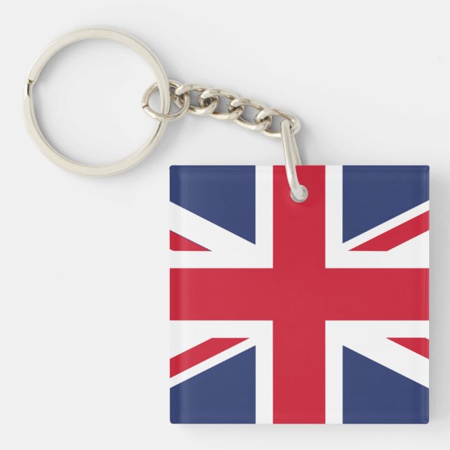 Flag of the United Kingdom Key Ring (Front)