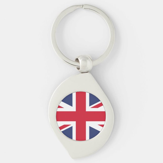 Flag of the United Kingdom Key Ring (Front)