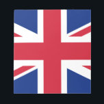 Flag of the United Kingdom Notepad<br><div class="desc">Flag of the United Kingdom - Union Jack - Union Flag</div>